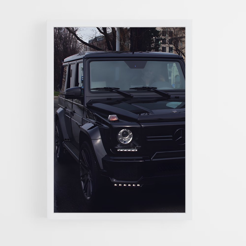 Poster AMG Noir – affiche Mercedes (vue 3)